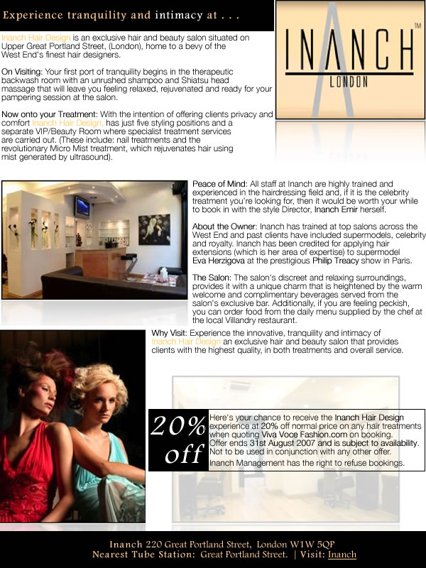 <Inanch Hair Dressing Salon London>