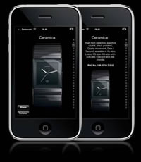 The Rado i-Phone application