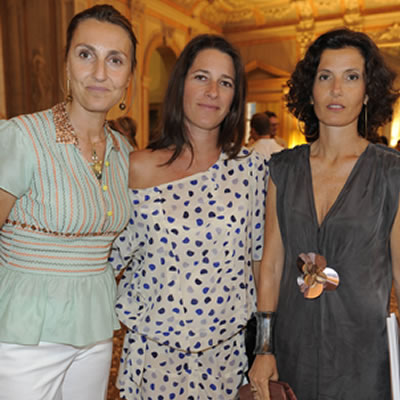 Francesca Malgara, Vittoria Marzotto and  Osanna Visconti di Modrone Photo SGP