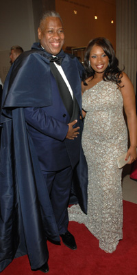 Vogue's André Leon Talley and Jennifer Hudson, in Michael Kors