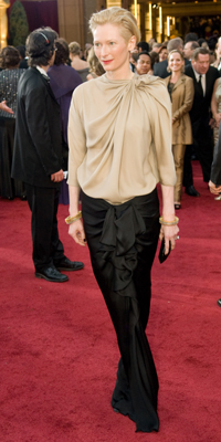 Tilda Swinton attends the 81st Annual Academy Awards® Dress by:  Jon Didier / ©A.M.P.A.S.