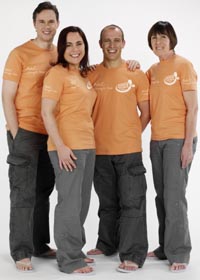 fitness instructor, Jamie Baird; happiness expert Dr Robert Holden; and nutritionist to the London Wasps and London Irish Rugby Clubs, Jane Griffin and Jo Salter